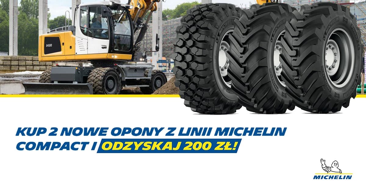 Opony Michelin Compact Line Rabat 200zł