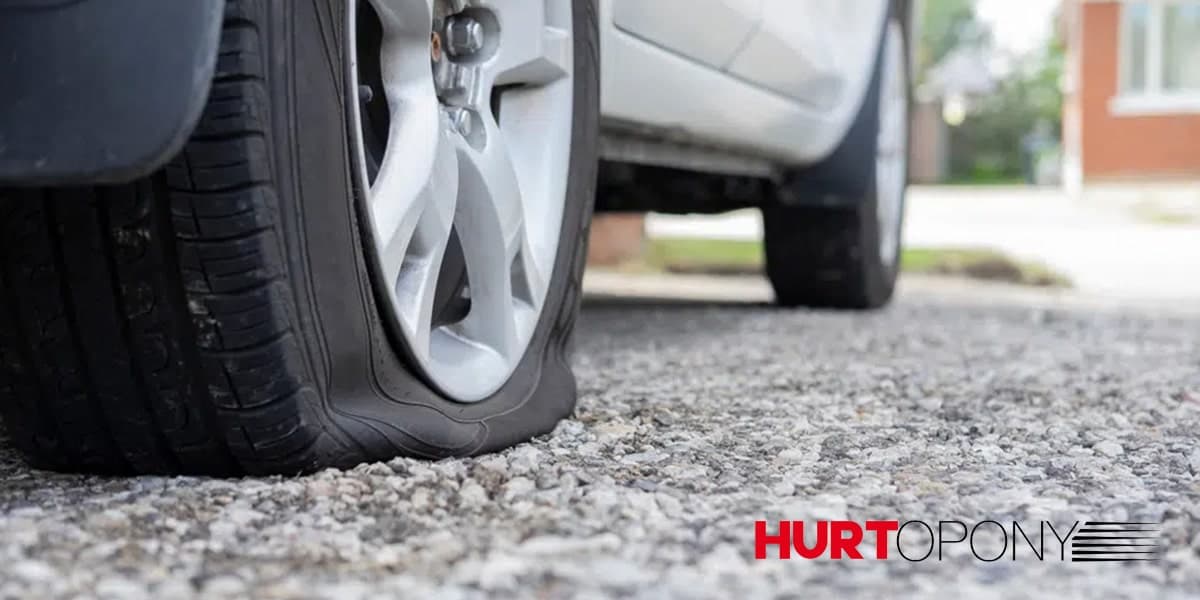 Odkształcenie opony po długim postoju