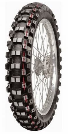 Opona Mitas 110/90 - 19 C-28 TERRACROSS [62 M] TT (czerwony pasek)