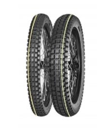 Opona Mitas 110/90 - 19 ENDURO HYBRID [62 P] TL SUPER R (żółty pasek)