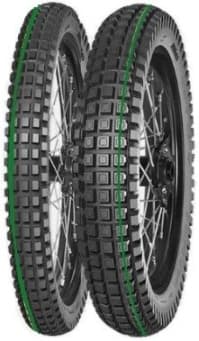 Opona Mitas 110/90 - 19 ENDURO HYBRID [62 P] TL SUPER LIGHT R (zielony pasek)