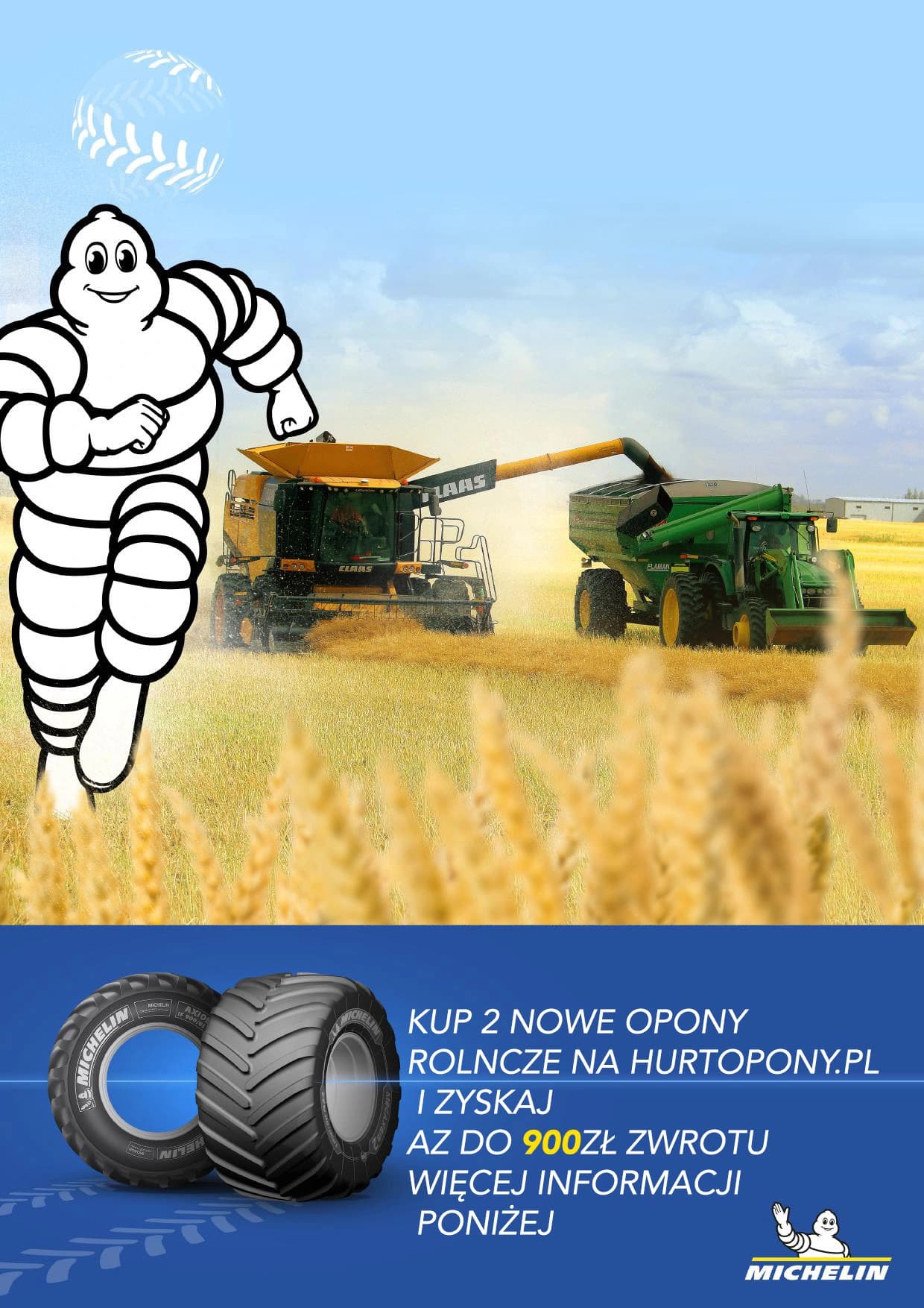 Opony rolnicze Michelin Promocja Cashback