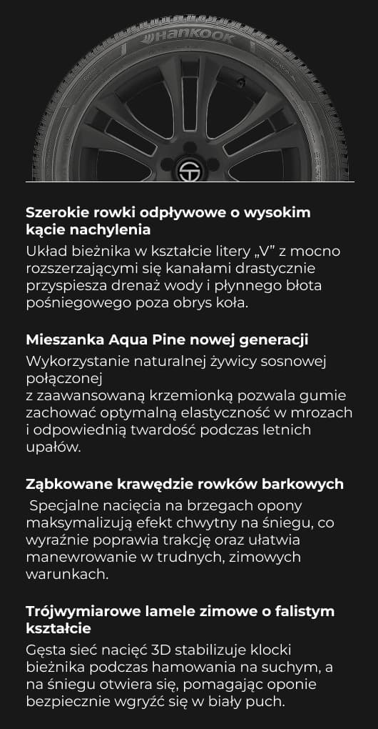 Właściwości techniczne i technologiczne opony Hankook Kinergy 4S 2