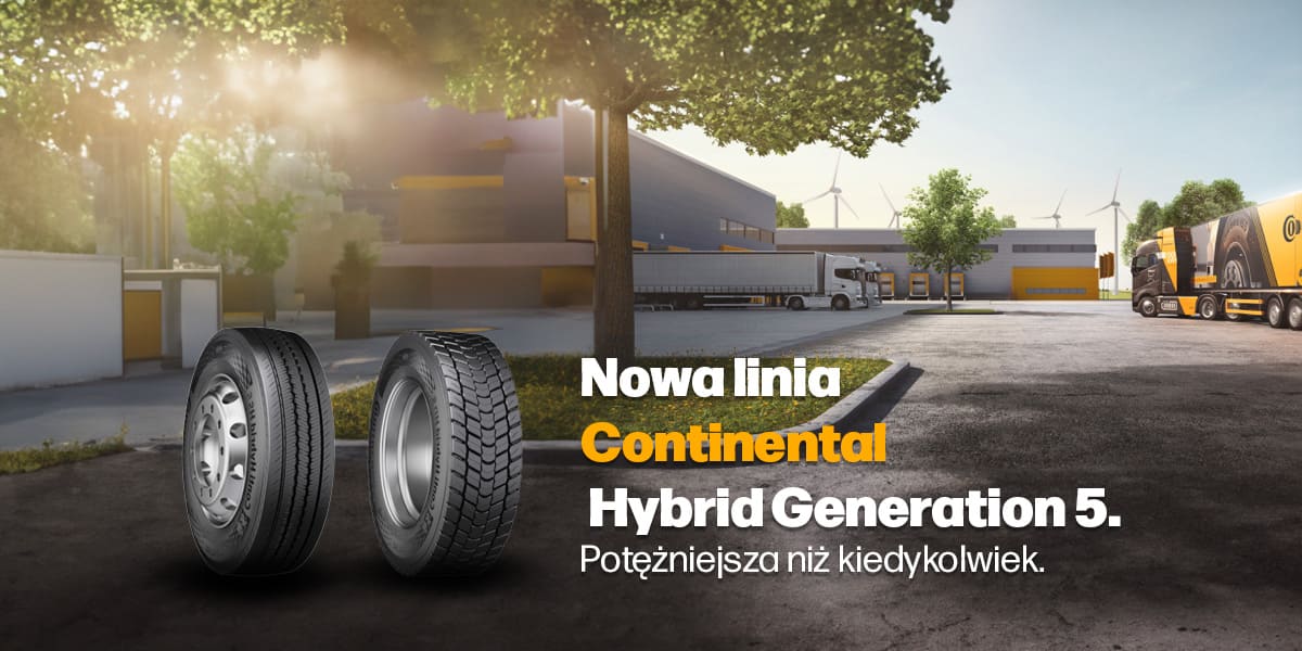 Nowa opona ciężarowa Continental Conti Hybrid Generation 5
