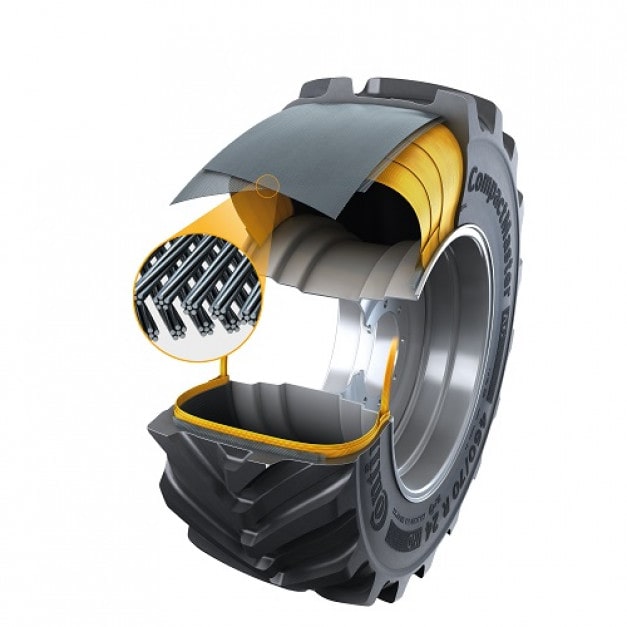 budowa opony Continental CompactMaster AG